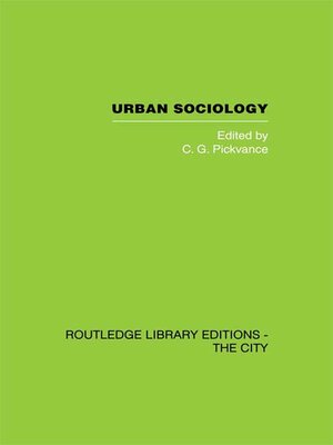 cover image of Urban Sociology